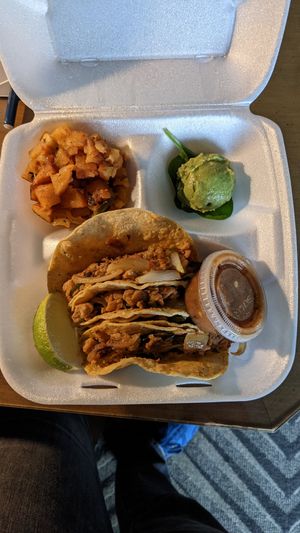 Tacos Al Carbon at Viva Vegeria in San Antonio