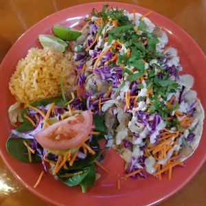 Chicharones tacos at Viva Vegeria in San Antonio