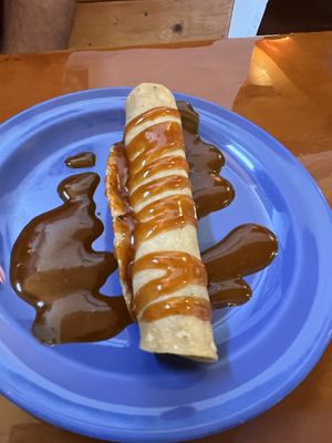 ‘Chicken’ flauta  at Viva Vegeria in San Antonio