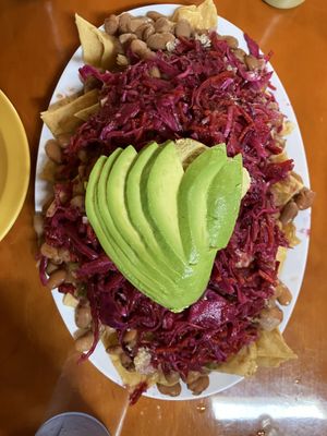 Luchador Nachos  at Viva Vegeria in San Antonio