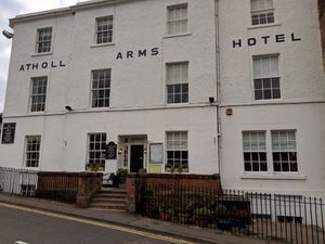 Hotel exterior at RiverView Restaurant in Dunkeld
