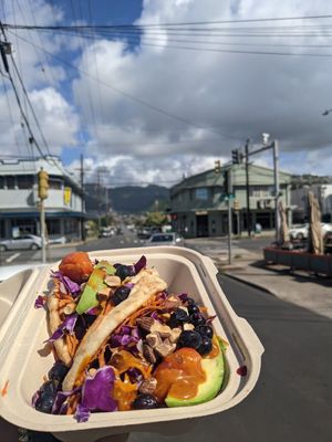 Rainbow tacos at Leahi Health - Kaimuki in Honolulu
