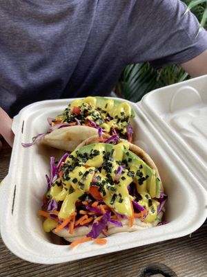 Tuna mock tacos  at Leahi Health - Kaimuki in Honolulu