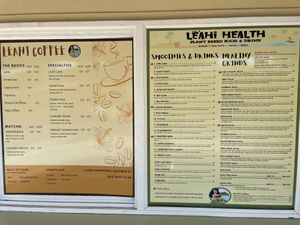 menu  at Leahi Health - Kaimuki in Honolulu