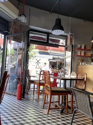 Inside at Cafe MU in Istanbul