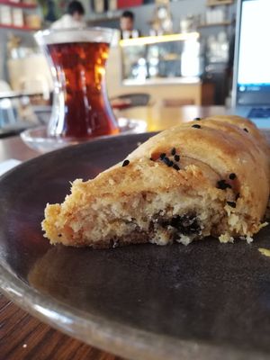 Savoury pie at Cafe MU in Istanbul