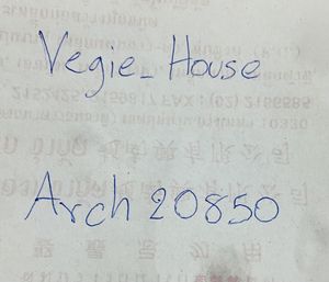 WiFi password   at Vegie House in Bangkok