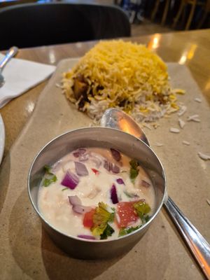Jackfruit biryani at Mirch Masala in Leicester
