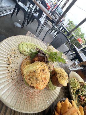 Eggs Benny  at Blendlove in Southport