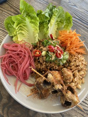 Mushroom sun choi bao  at Blendlove in Southport
