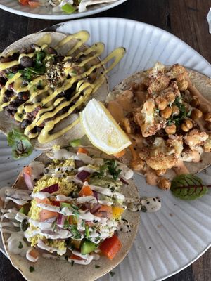 Taco trio   at Blendlove in Southport