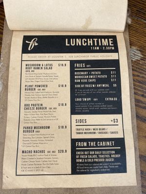 Menu at Blendlove in Southport