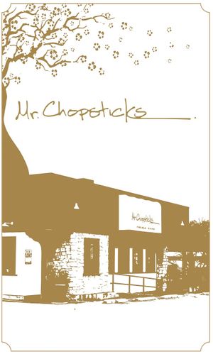 Mr.Chopsticks official menu! at Mr. Chopsticks in Denton