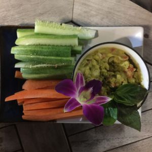 guacamole at Yogi Cafe in Koh Samui