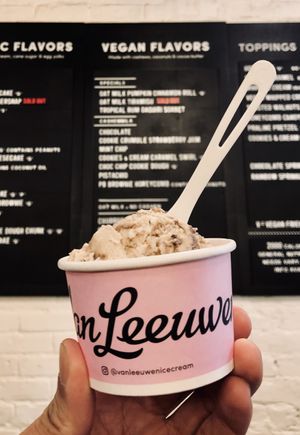 Vegan Oat Milk Churros and Fudge at Van Leeuwen Ice Cream - Boerum Hill in Brooklyn