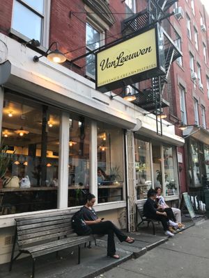 Outside/street at Van Leeuwen Ice Cream - East Village in New York City