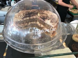 Vegan coffee cake! at Deli Flavour in Leicester