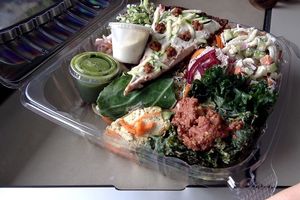 A-Live and Healthy's Organic Sampler Platter at A-Live & Healthy Cafe in Merritt Island