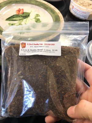 Bread  at A-Live & Healthy Cafe in Merritt Island