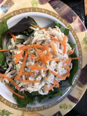 Radish pasta delicious at A-Live & Healthy Cafe in Merritt Island