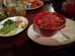 Side of holy guacamole at Las Iguanas in Leicester