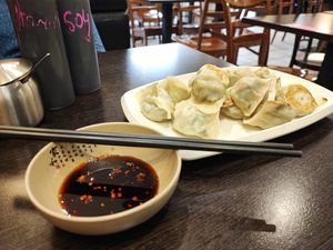 Vegan pot stickers at Shandong Mama in Melbourne