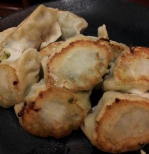 zucchini vegan dumplings (pan-fried) at Shandong Mama in Melbourne
