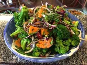 Butternut squash supersalad  at The Wallflower Cafe in Herne Bay