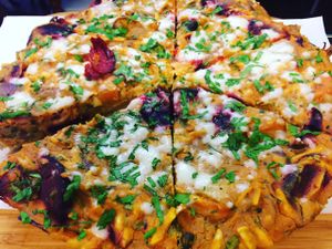 vegan frittata   at The Wallflower Cafe in Herne Bay