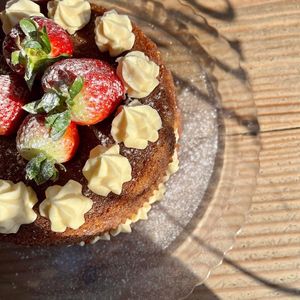 Beautiful fresh gluten free cakes made everyday  at The Wallflower Cafe in Herne Bay