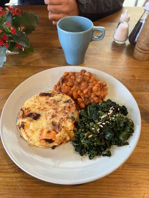 Bubble and squeak   at The Wallflower Cafe in Herne Bay