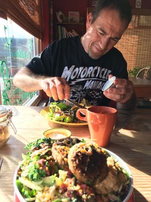 100% vegan nourishment! Yummy!  at The Wallflower Cafe in Herne Bay