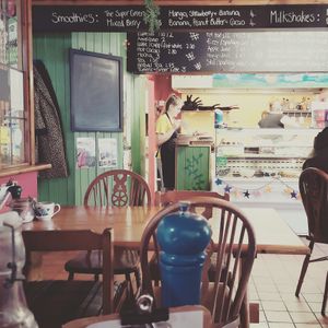 The cafés super friendly staff at The Wallflower Cafe in Herne Bay