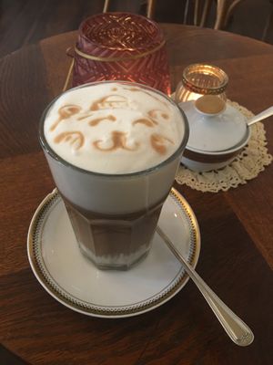 Soy Macchiato  at Cafe Herzstück in Goerlitz