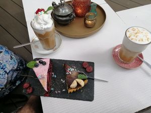 Kuchen at Cafe Herzstück in Goerlitz