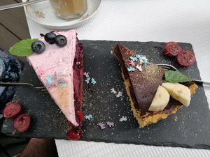 Kuchen at Cafe Herzstück in Goerlitz