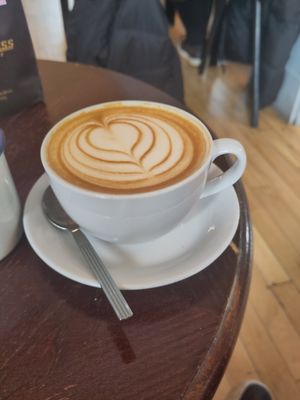 latte at St Martin's Tea and Coffee in Leicester