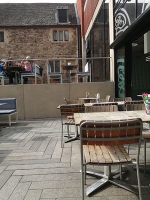 Outside seating at Pizza Express - Highcross in Leicester
