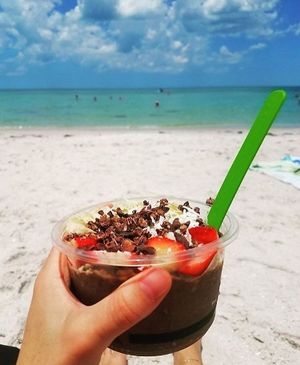 Cacao Bowl at the beach! at The Bowl - Pine Ridge Rd in Naples