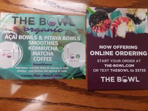 Promo cards at The Bowl - Pine Ridge Rd in Naples