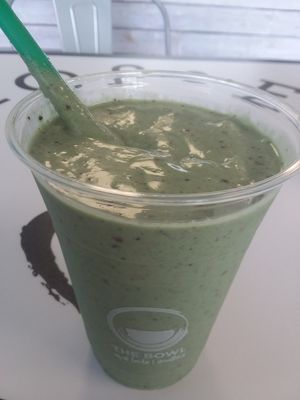Mindful Mint smoothie is vegan at The Bowl - Pine Ridge Rd in Naples