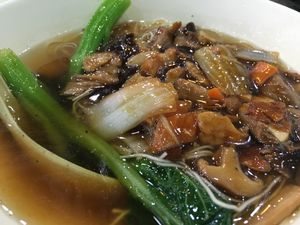 Buddha's Delight in Noodles at Little Buddha Veggie Delights 小樂佛素食 in Kowloon