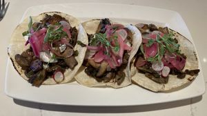 Mushroom asada tacos! at The Coronado PHX in Phoenix