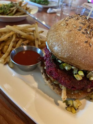 Beet burger is THE BEST!!!!  at The Coronado PHX in Phoenix