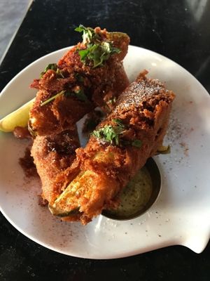 Fried Pickles (special; not on regular menu) at The Coronado PHX in Phoenix