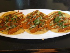 Chorizo tacos with tofu at The Coronado PHX in Phoenix