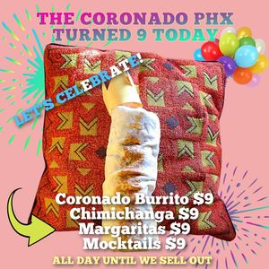 OCT. 10th 2024 ( 9 years ago we wanted to create something different. Still here doing just that. ) at The Coronado PHX in Phoenix