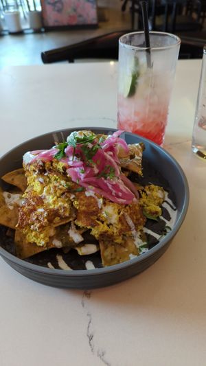Chilaquiles at the suggestion of my waitress! at The Coronado PHX in Phoenix