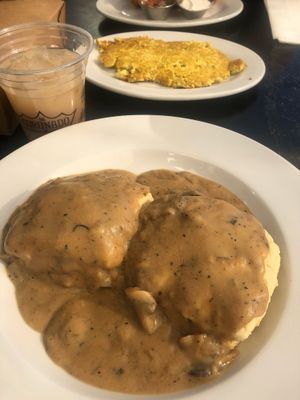 Biscuits and gravy and tofu scramble  at The Coronado PHX in Phoenix