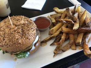 Burger and fries  at The Coronado PHX in Phoenix